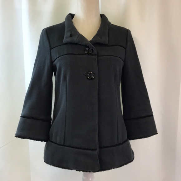 Forever 21 Jackets & Blazers - XXI Forever 21 Dark Grey Peacoat Style Jacket Med